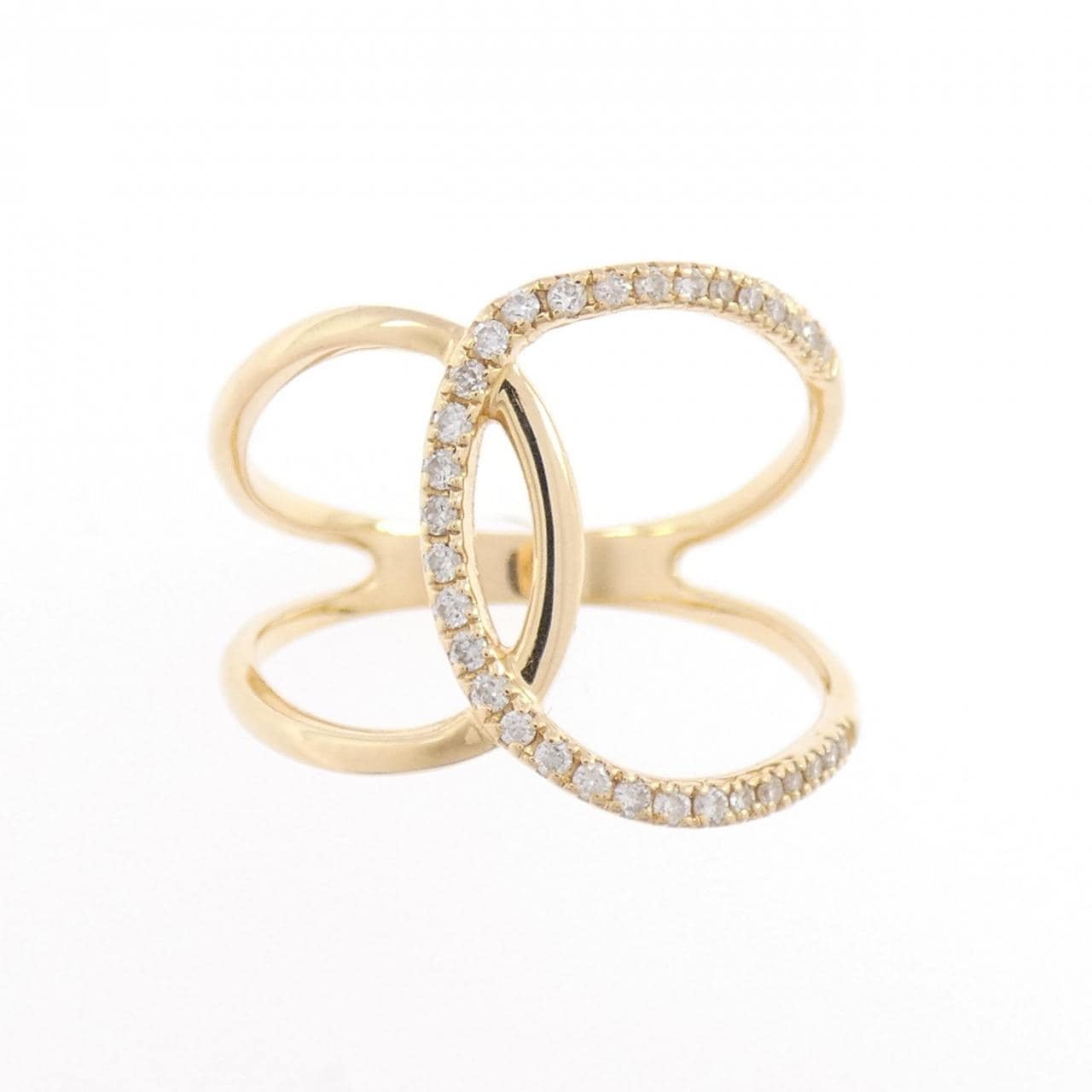 K18YG ダイヤモンド リング 0.15CT