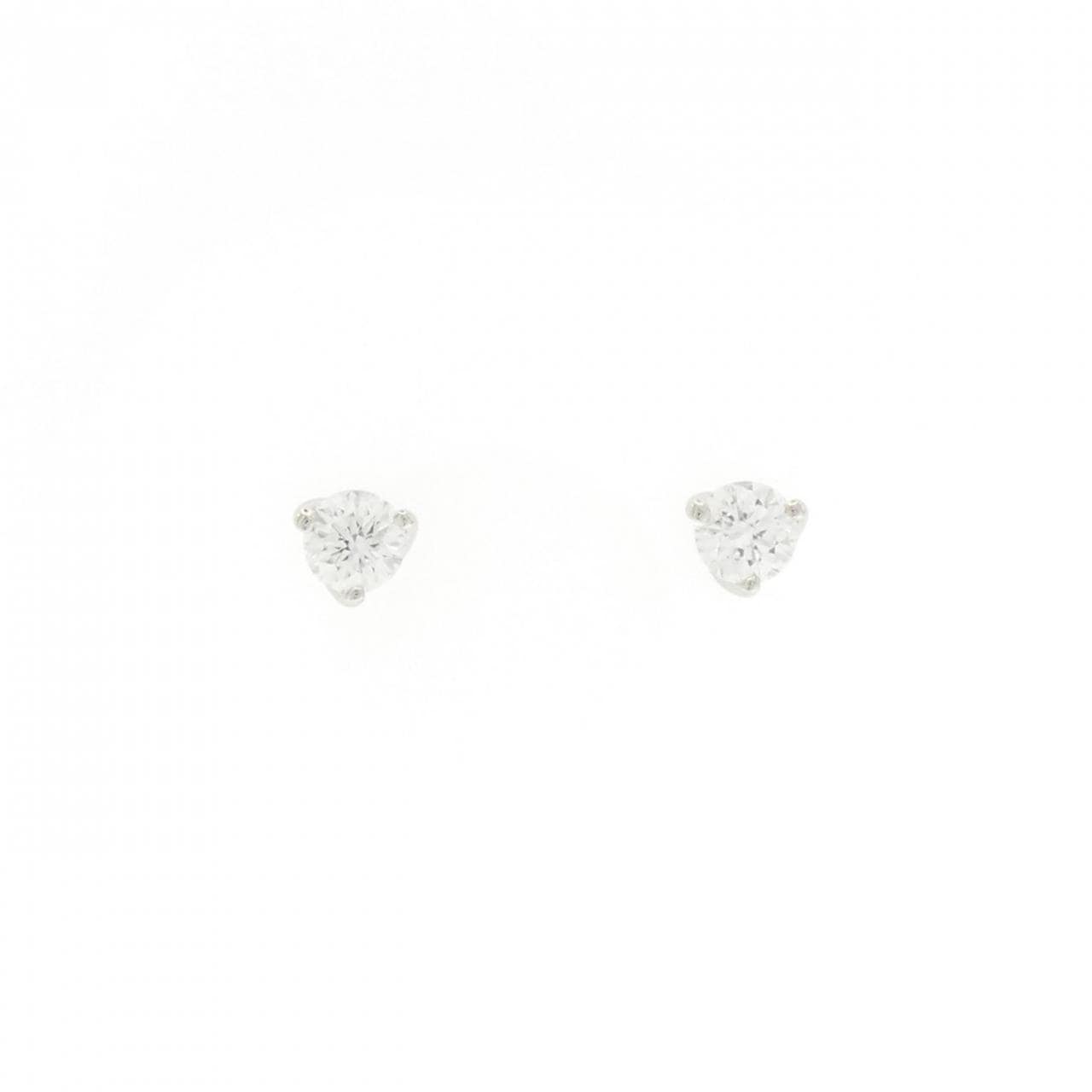 PT900 ダイヤモンド ピアス 0.50CT