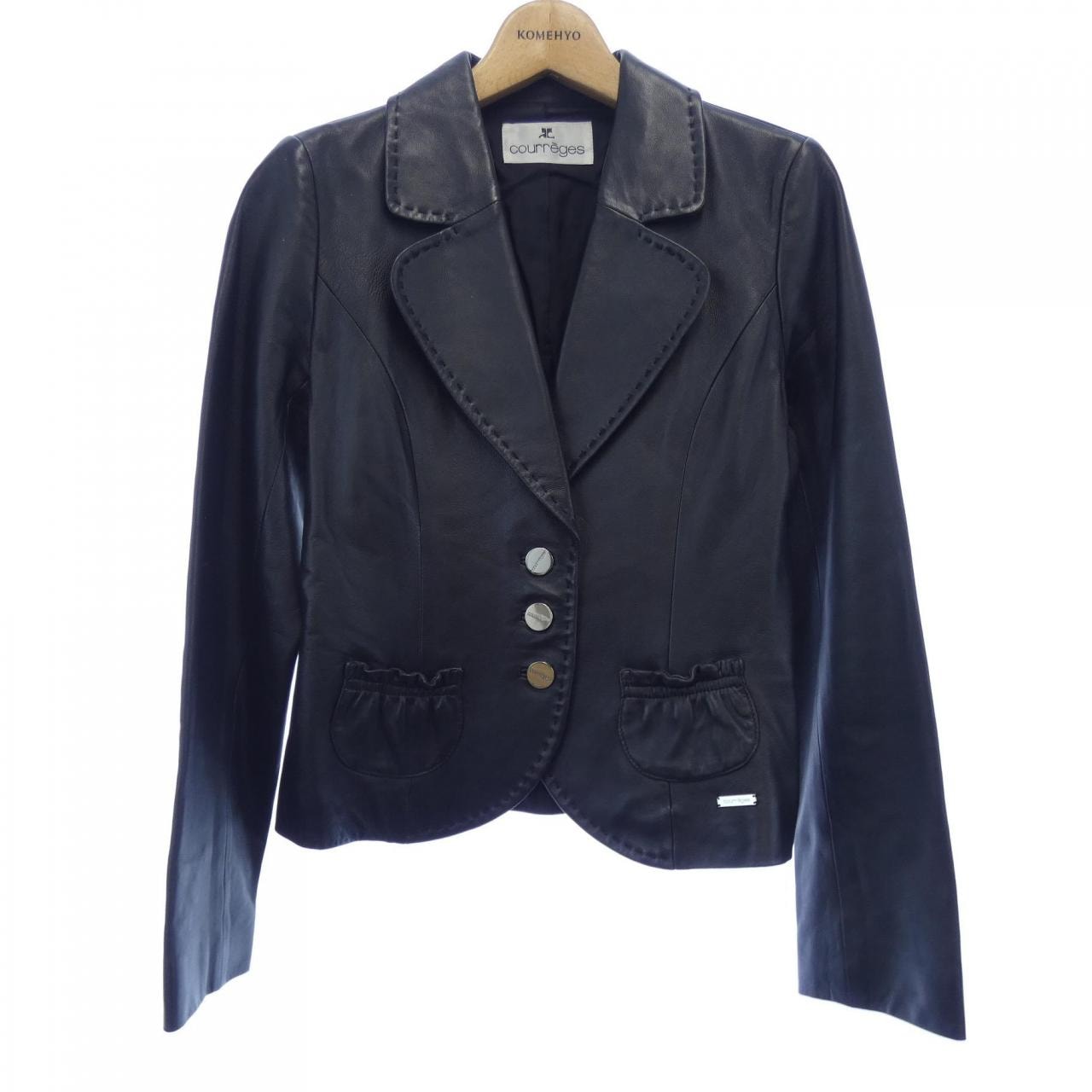 クレージュ Courreges レザージャケット