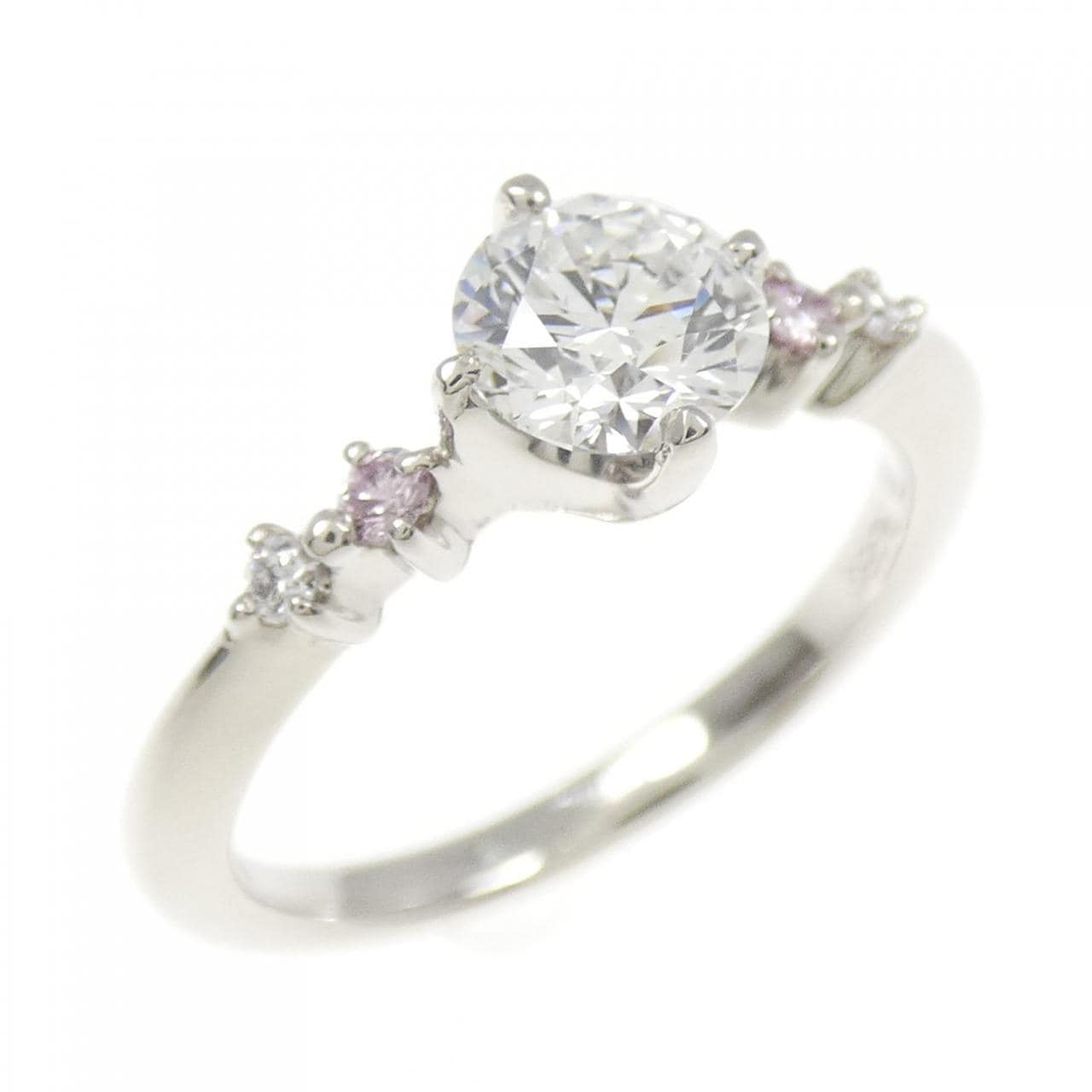 PT950 ダイヤモンド リング 0.550CT D VS1 3EXT H&C