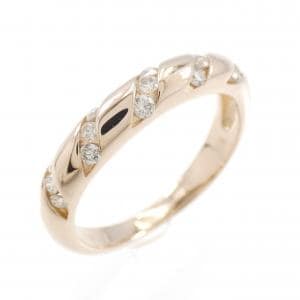 K18PG ダイヤモンド リング 0.17CT