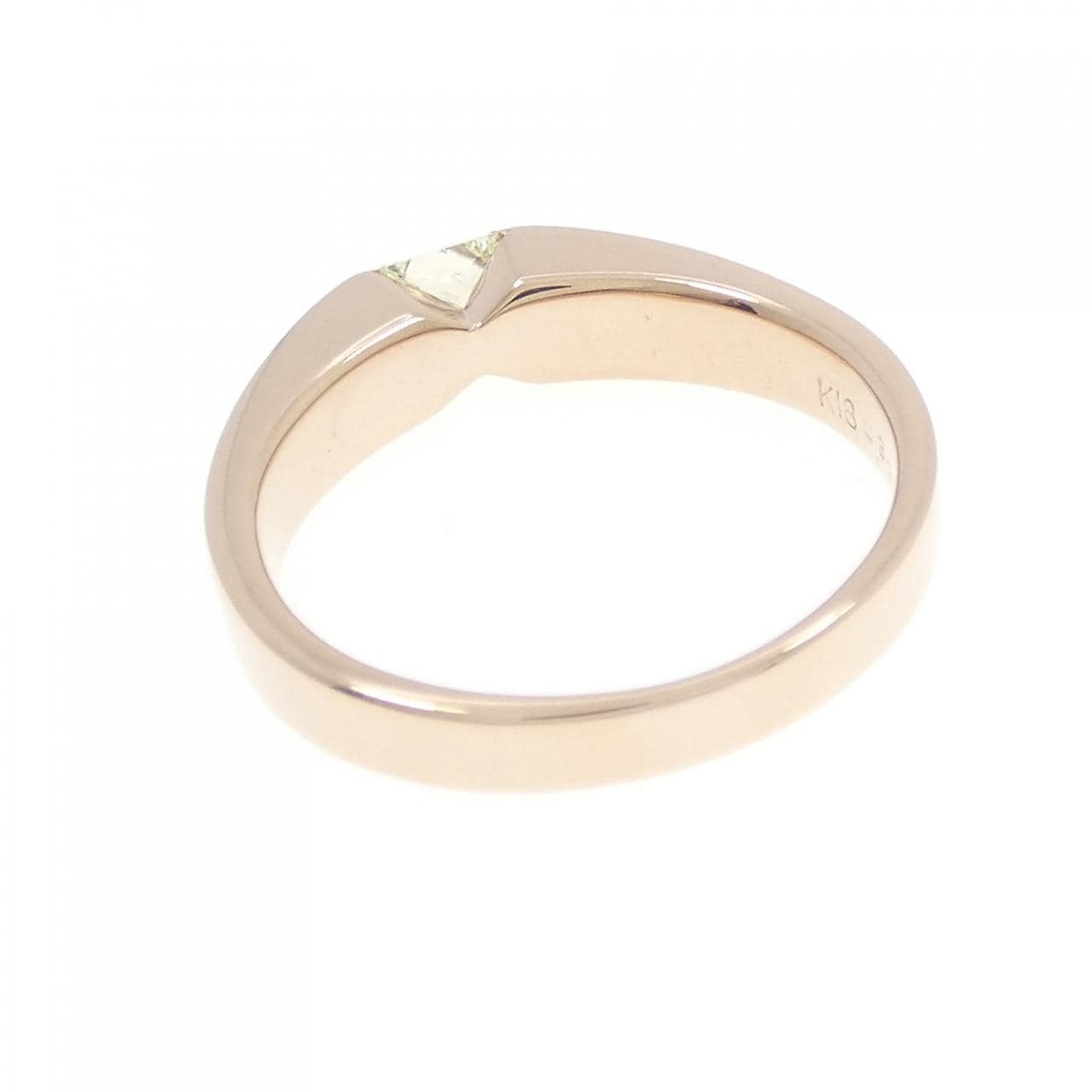 K18PG ダイヤモンド リング 0.323CT