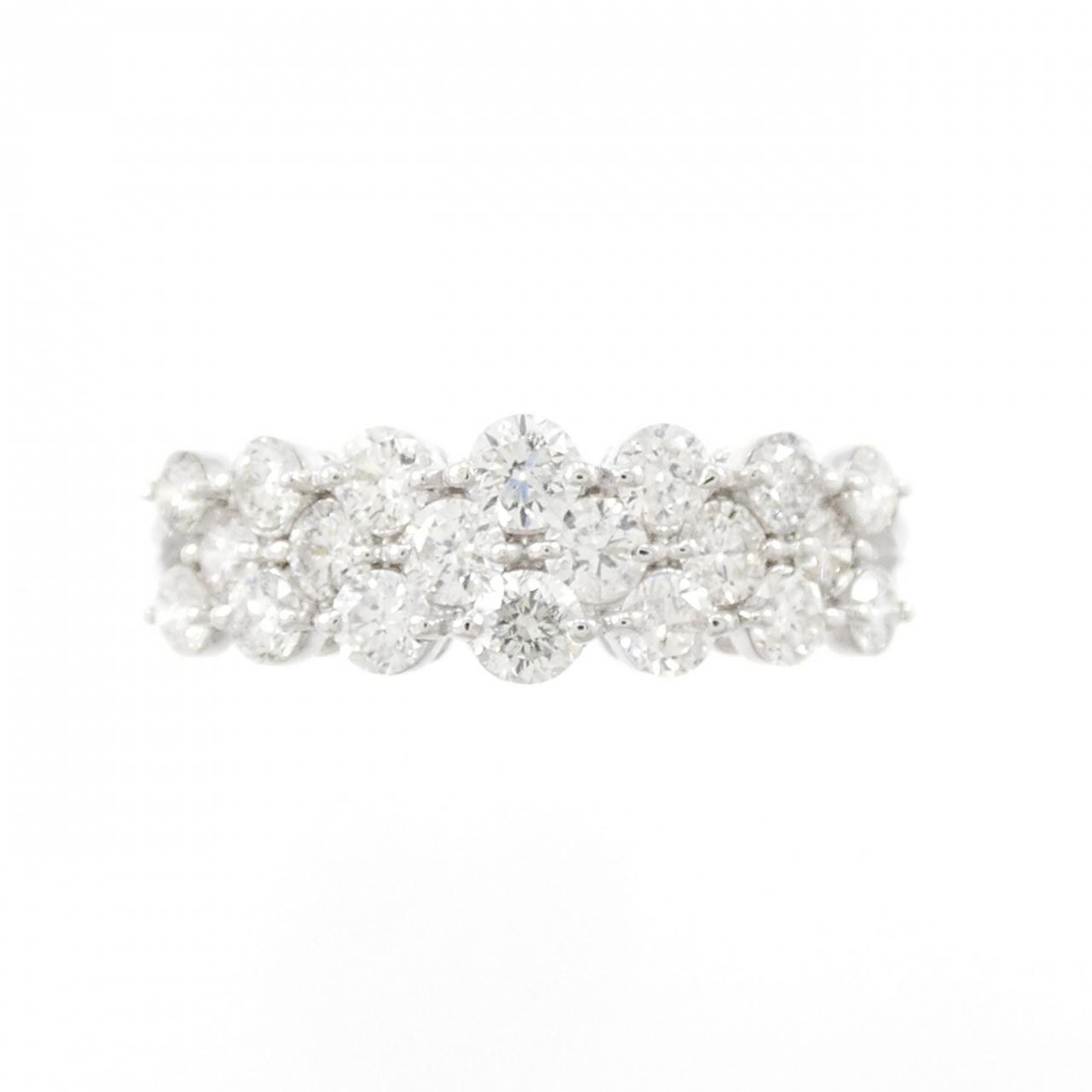 K18WG ダイヤモンド リング 1.00CT