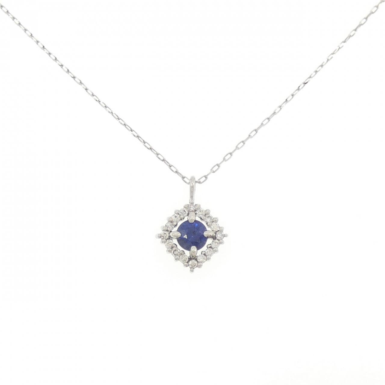[新品] PT950/PT900 藍寶石項鍊 0.18CT