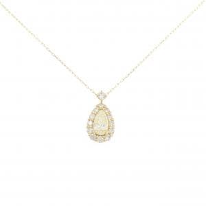 【新品】K18YG ダイヤモンド ネックレス 0.21CT