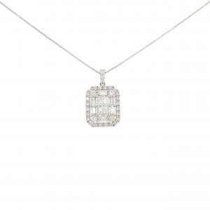 【新品】PT900/PT850 ダイヤモンド ネックレス 0.80CT