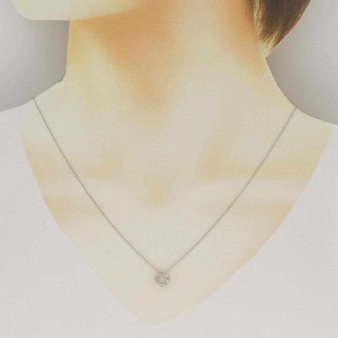 PT950/PT850 ダイヤモンド ネックレス 0.20CT