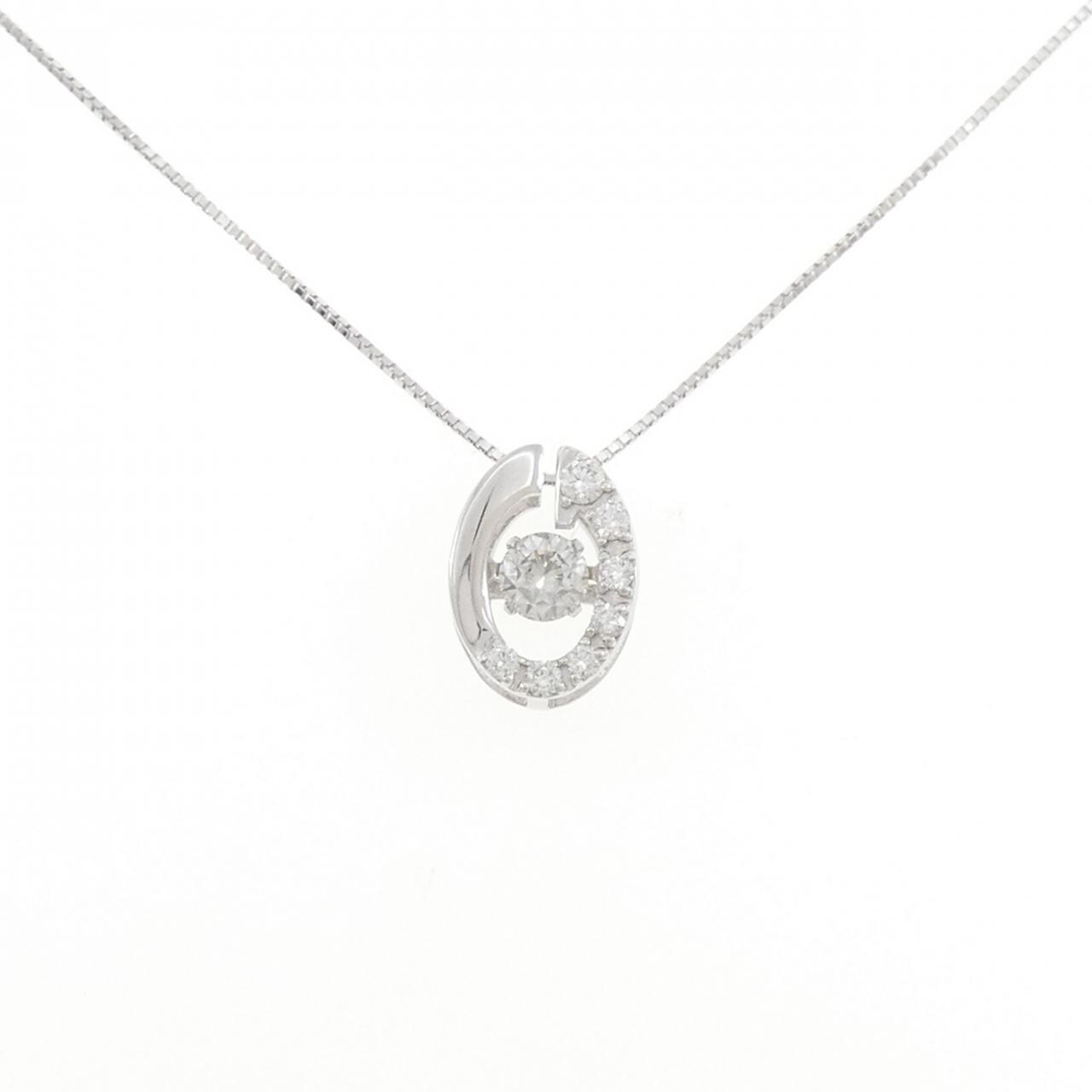K18WG ダイヤモンド ネックレス 0.483CT