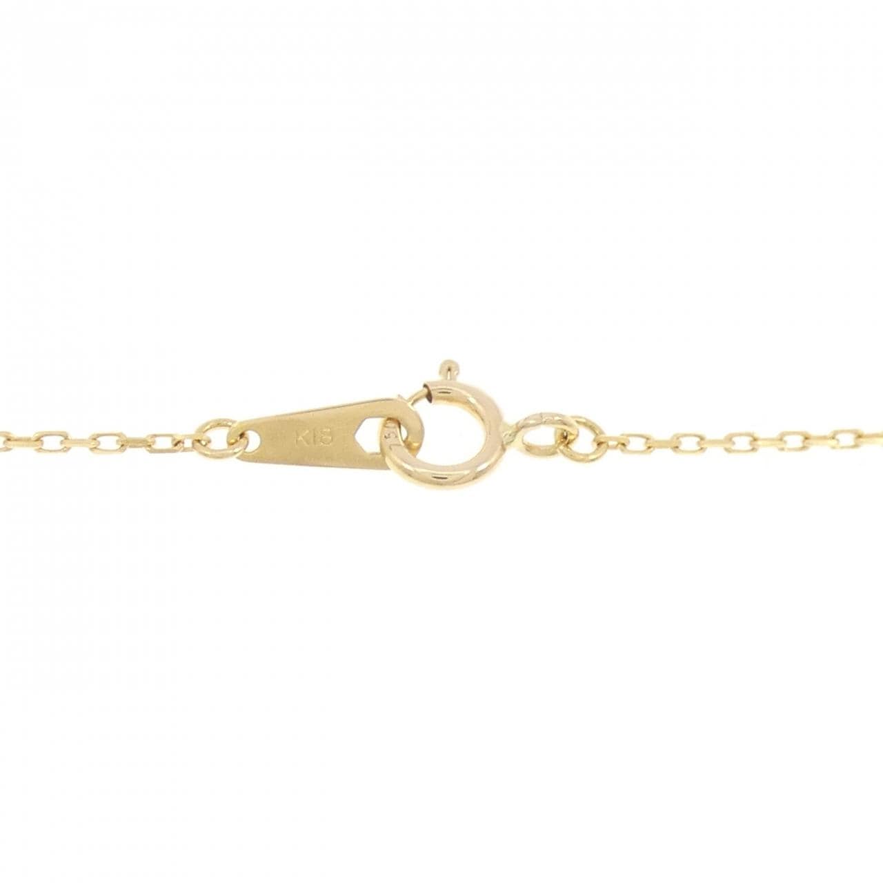 K18YG クロス ダイヤモンド ネックレス 0.51CT