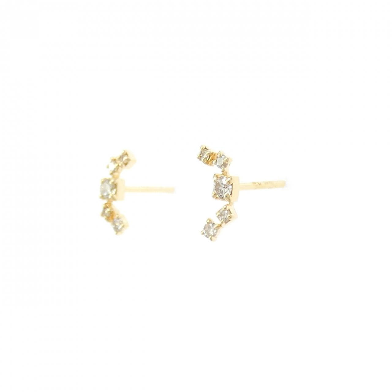 4゜C ダイヤモンド ピアス