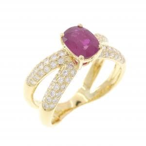 ポンテヴェキオ ルビー リング 1.08CT