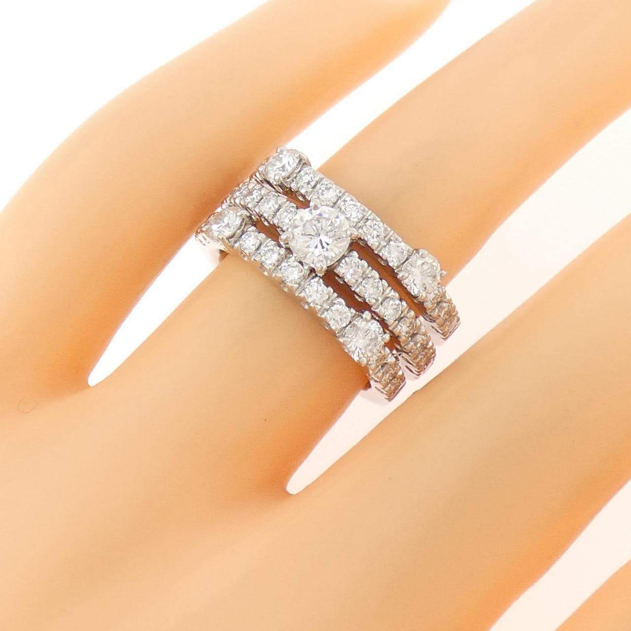 PT900 ダイヤモンド リング 0.371CT