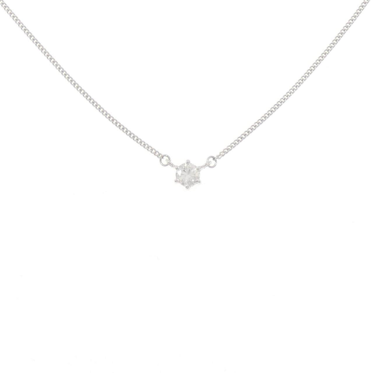 PT850 ソリティア ダイヤモンド ネックレス 0.30CT