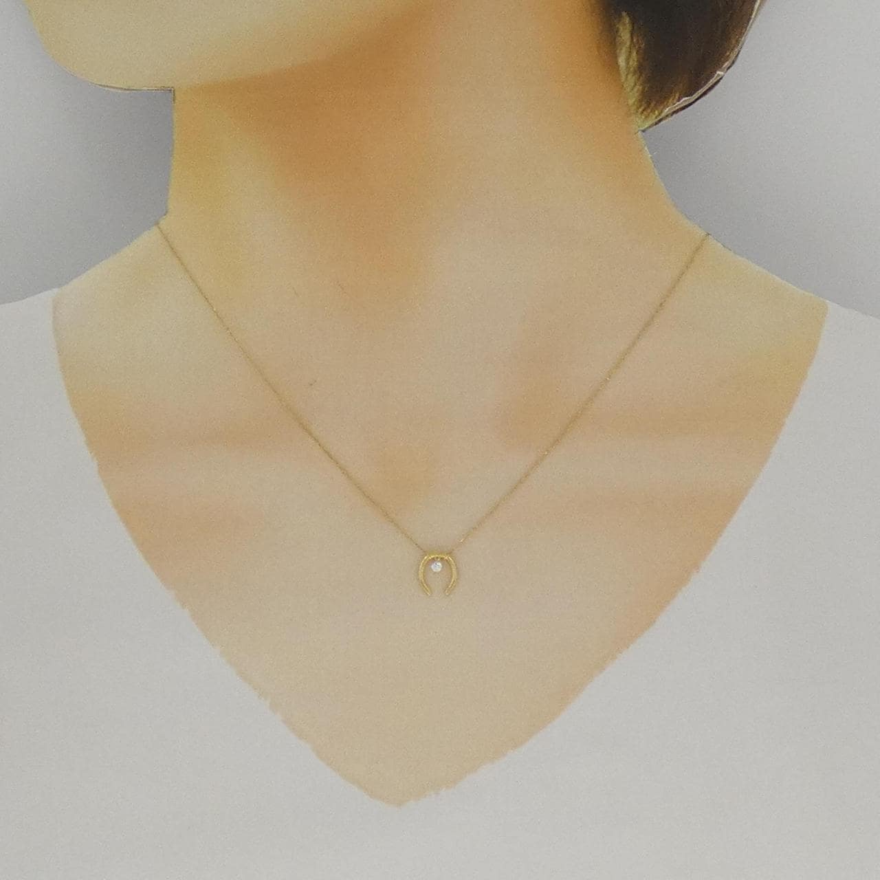 K18YG ダイヤモンド ネックレス