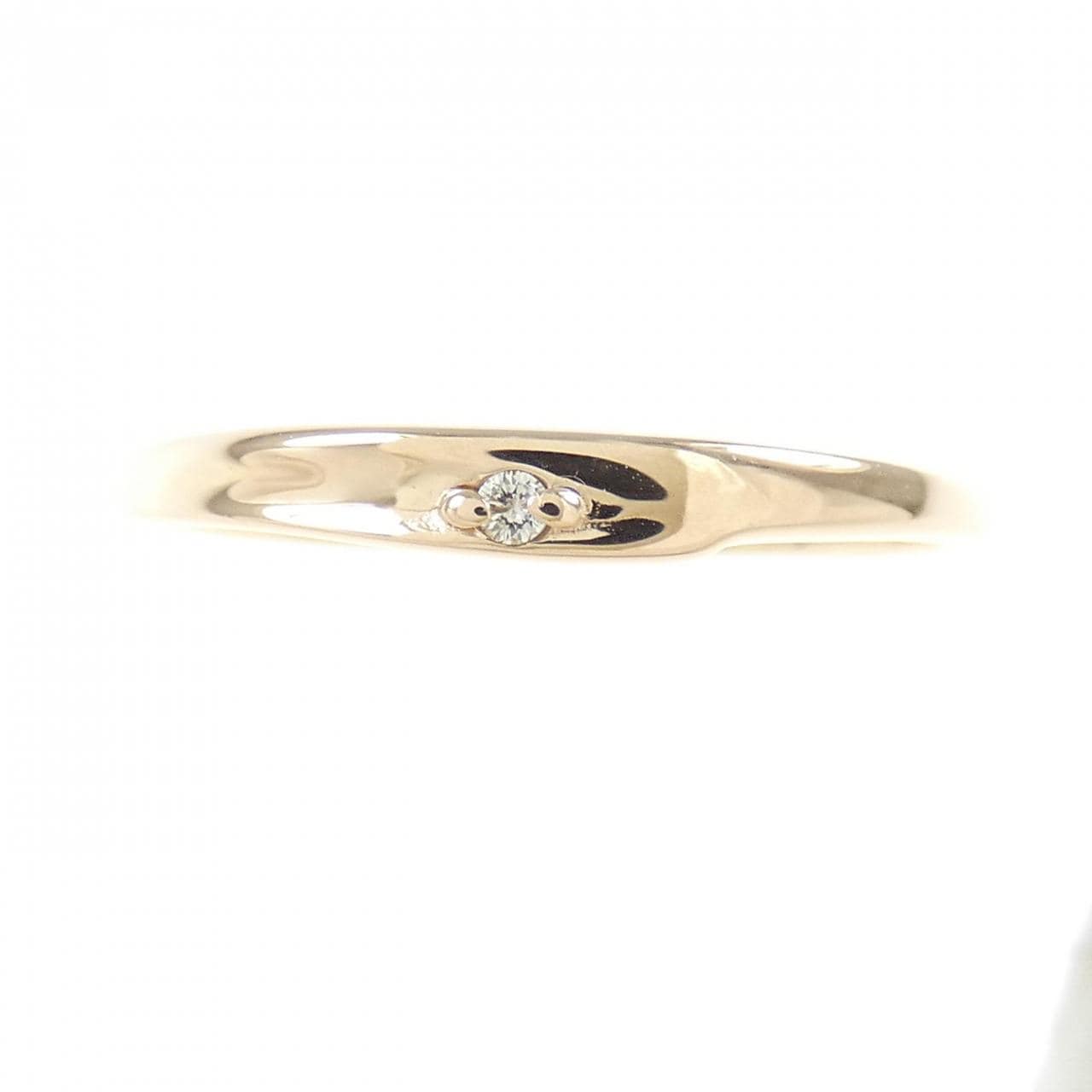 K18PG ダイヤモンド リング 0.01CT