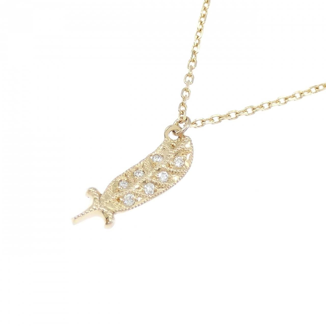 K18PG/K18YG ダイヤモンド ネックレス 0.02CT