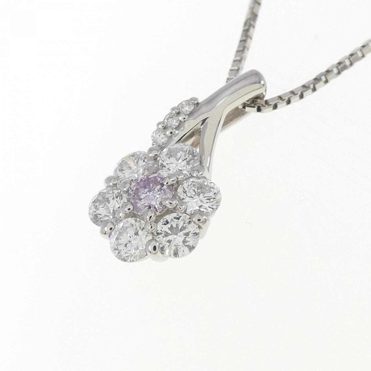 PT 花形钻石项链 0.067CT FLPP I2