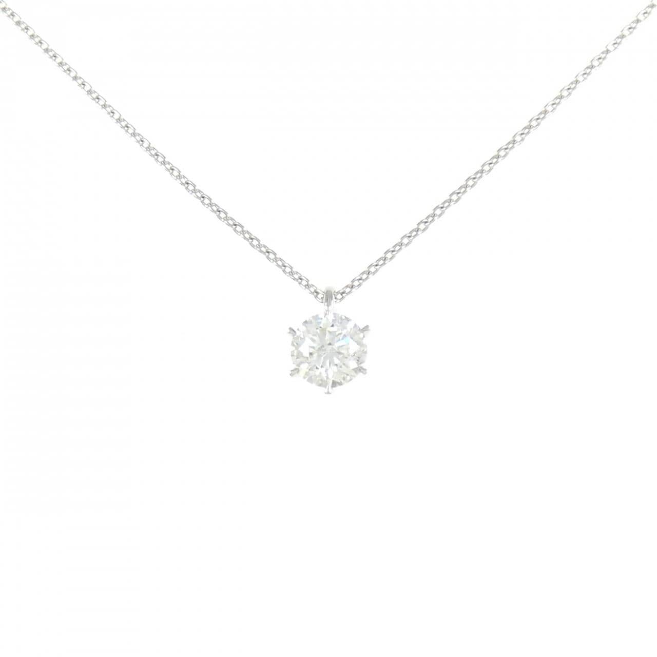 【リメイク】PT900/PT850 ダイヤモンド ネックレス 0.659CT H I1 VG
