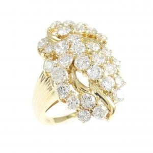 K18YG ダイヤモンド リング 1.91CT