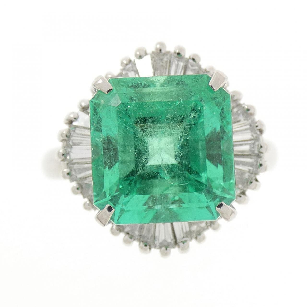 PT900 エメラルド リング 3.48CT