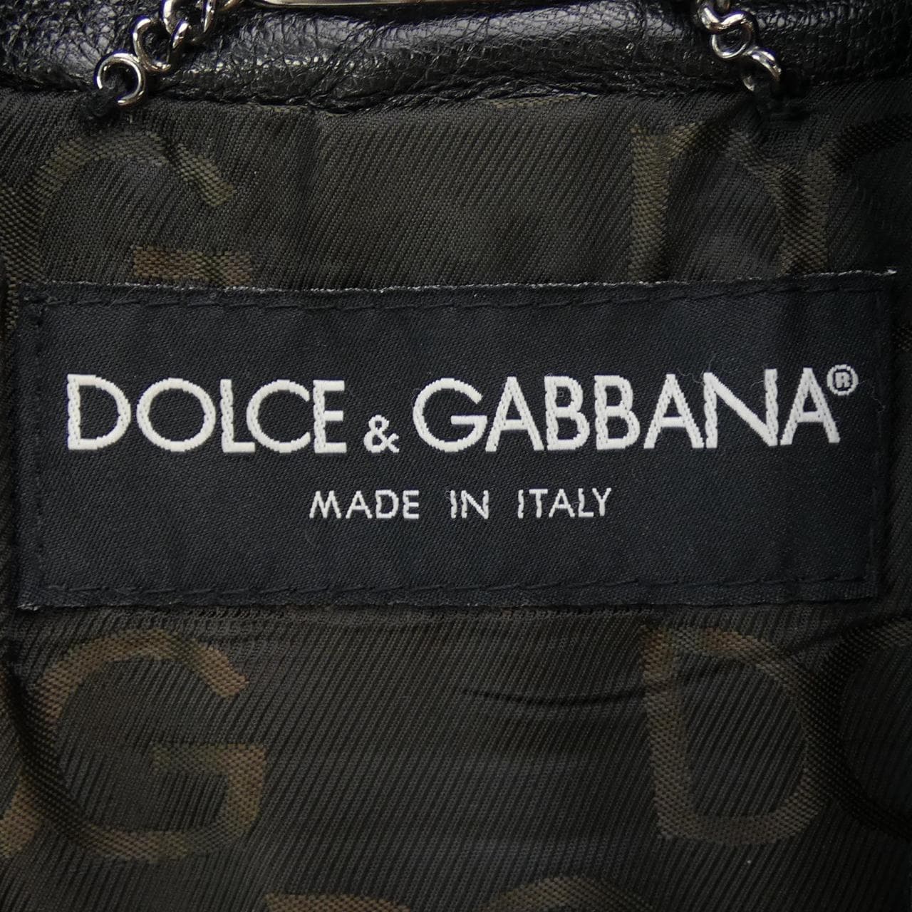 Dolce DOLCE&GABBANA Gabbana leather jacket