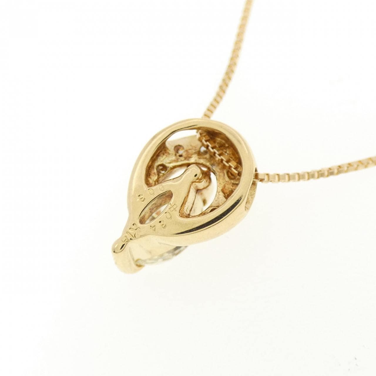 K18YG ダイヤモンド ネックレス 0.34CT