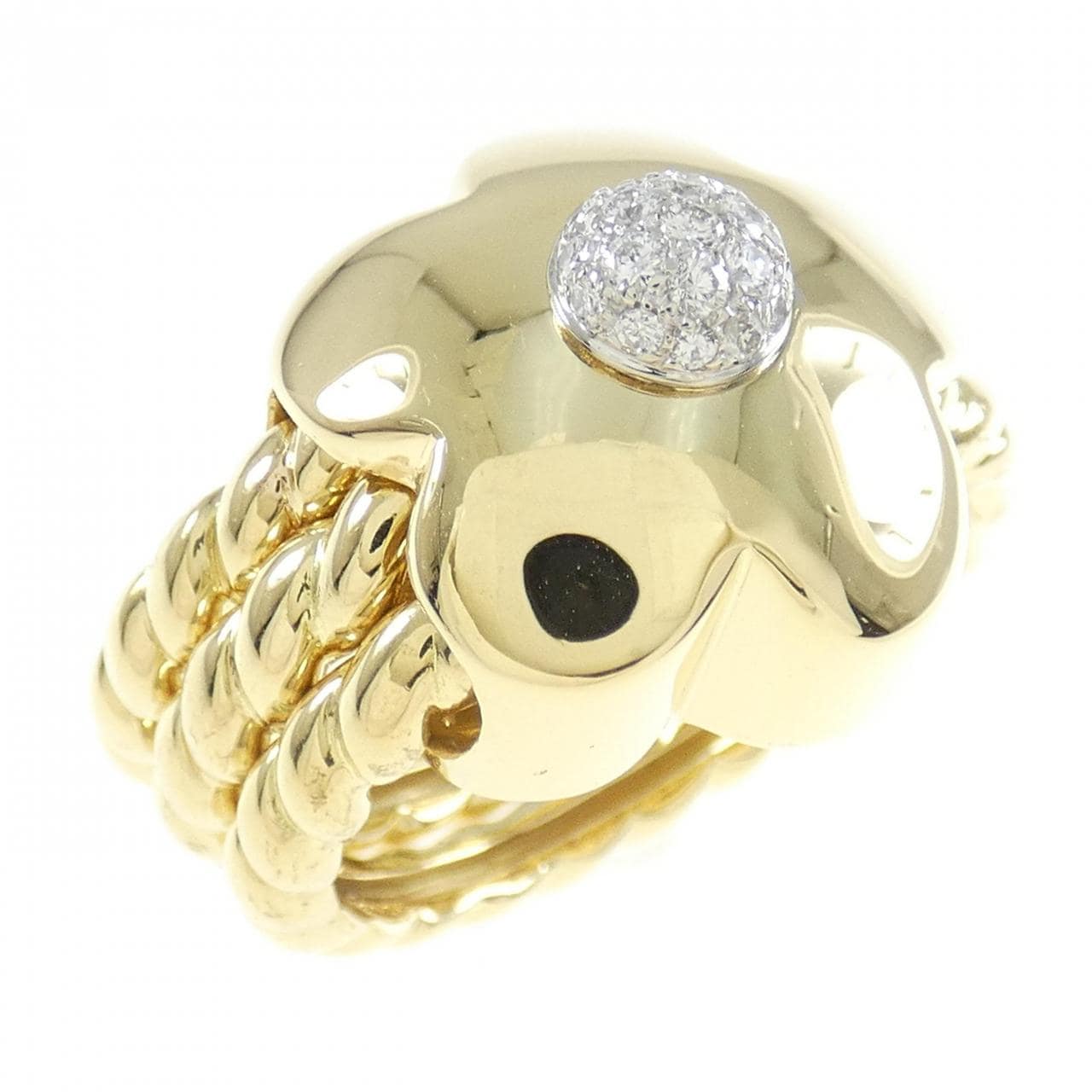 ポンテヴェキオ フラワー リング 0.14CT