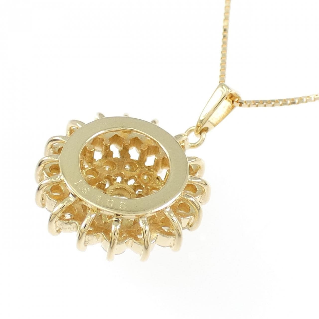 K18YG ダイヤモンド ネックレス 1.08CT