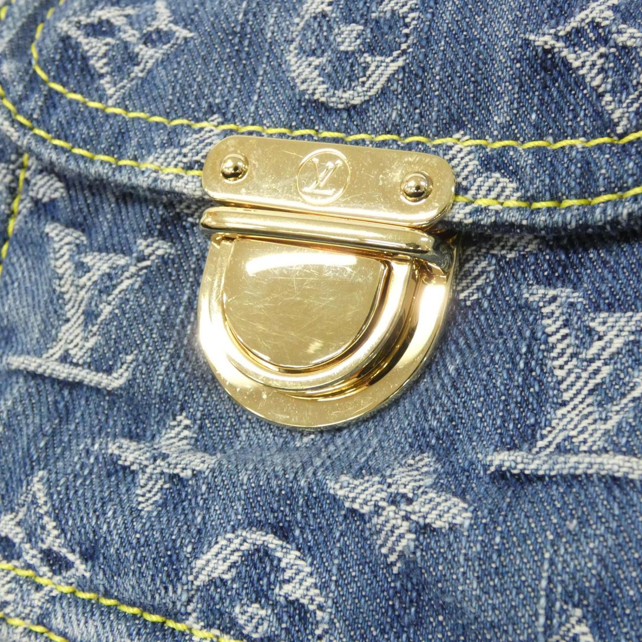 ルイヴィトン モノグラム デニム バギー GM M95048 ショルダーバッグ