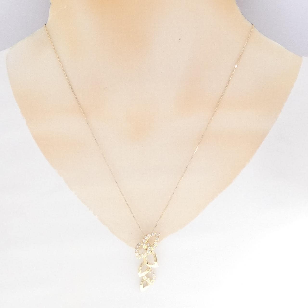 K18YG ダイヤモンド ネックレス 0.50CT