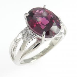 PT900 ガーネット リング 4.50CT