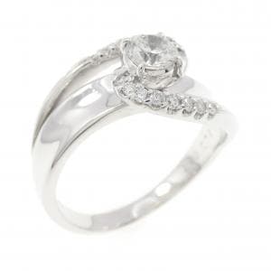 K18WG ダイヤモンド リング 0.30CT