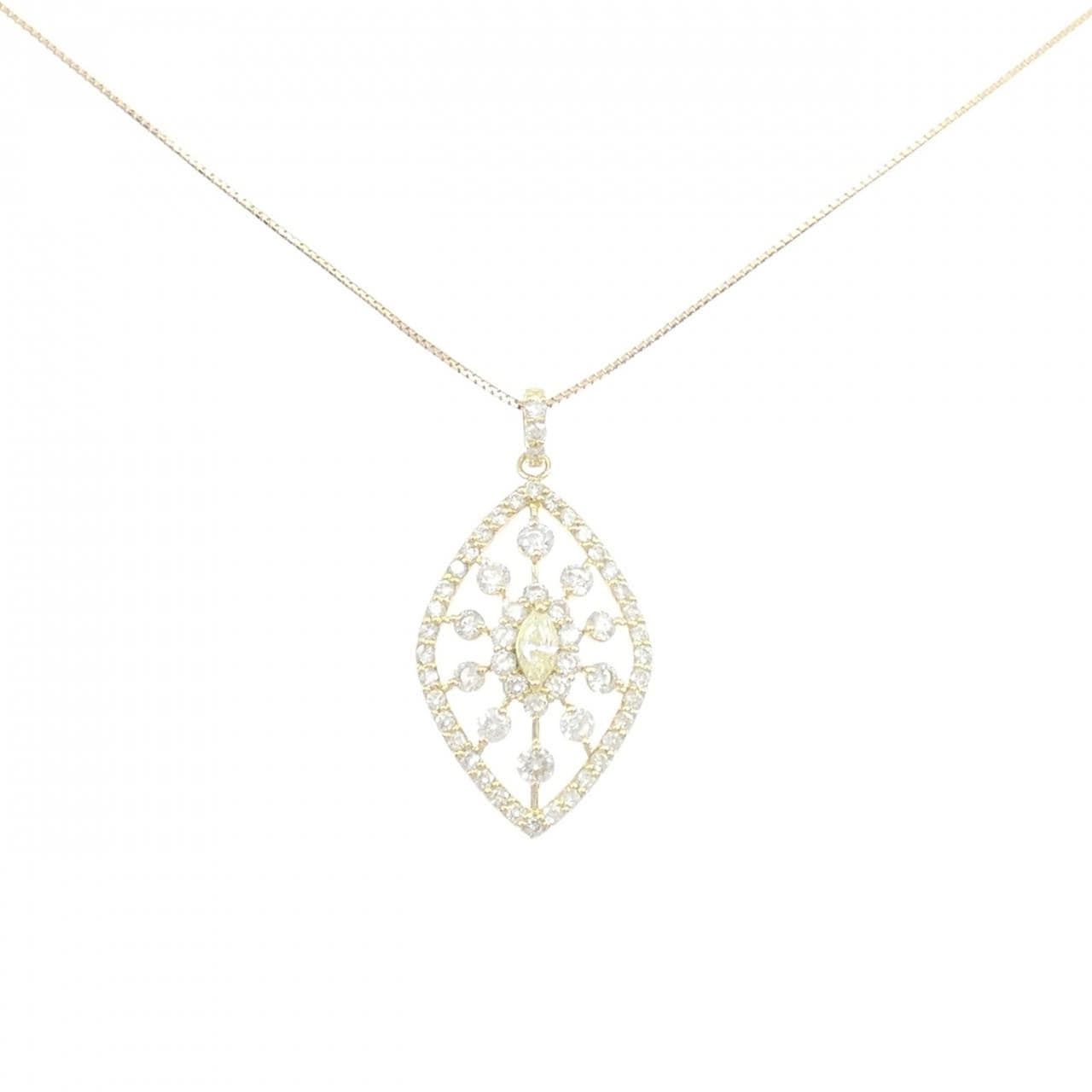 K18YG ダイヤモンド ネックレス 1.00CT