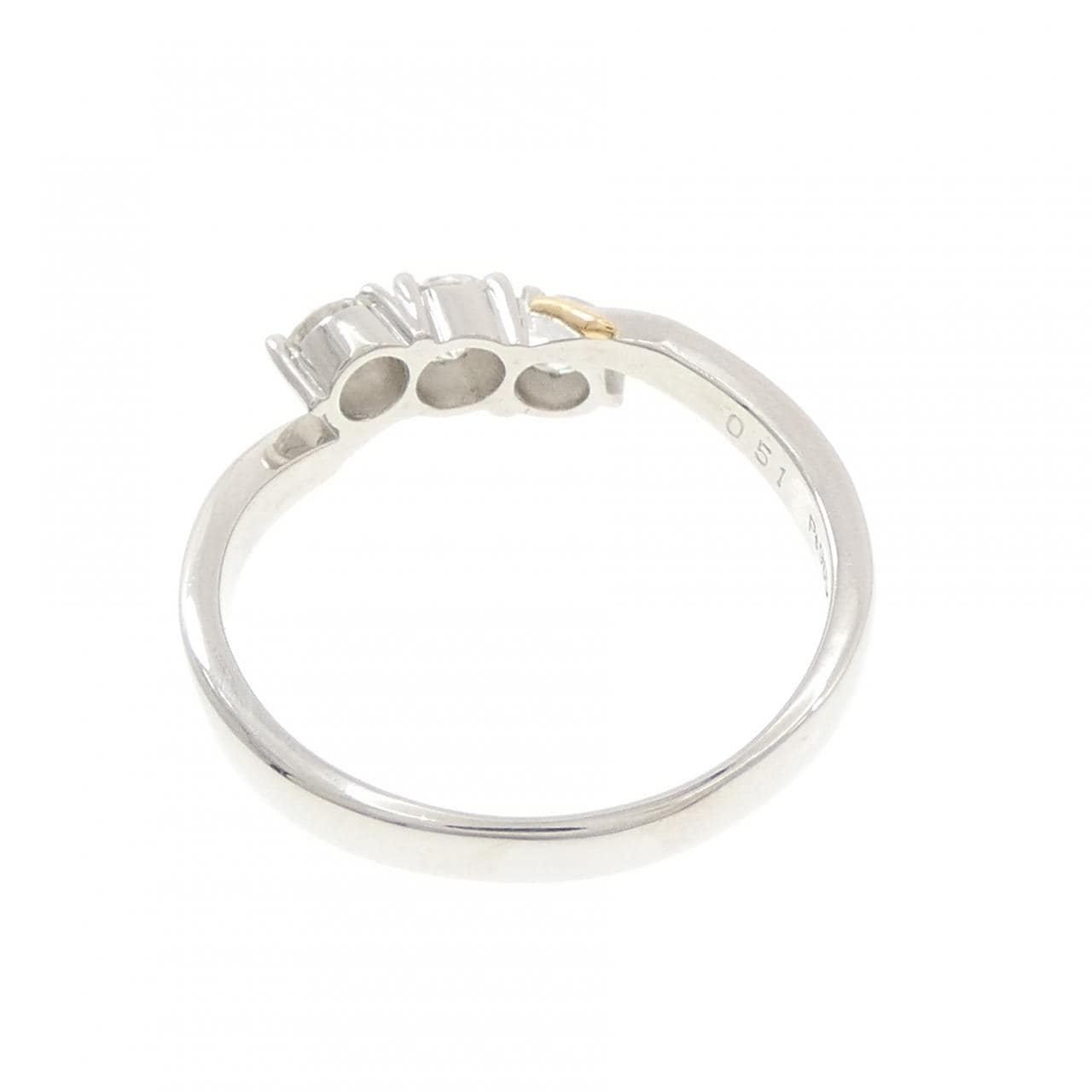 PT900/K18YG ダイヤモンド リング 0.51CT