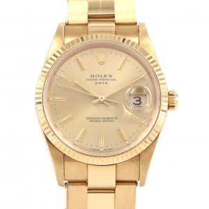 【ノーメンテナンス還元価格】ロレックス オイスターパーペチュアルデイト 15238 YG 自動巻 W番