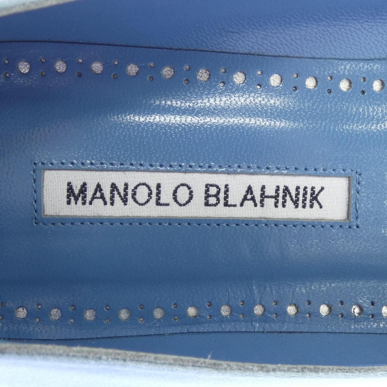 マノロブラニク MANOLO BLAHNIK HANGISIFLAT OPAL フラットシューズ