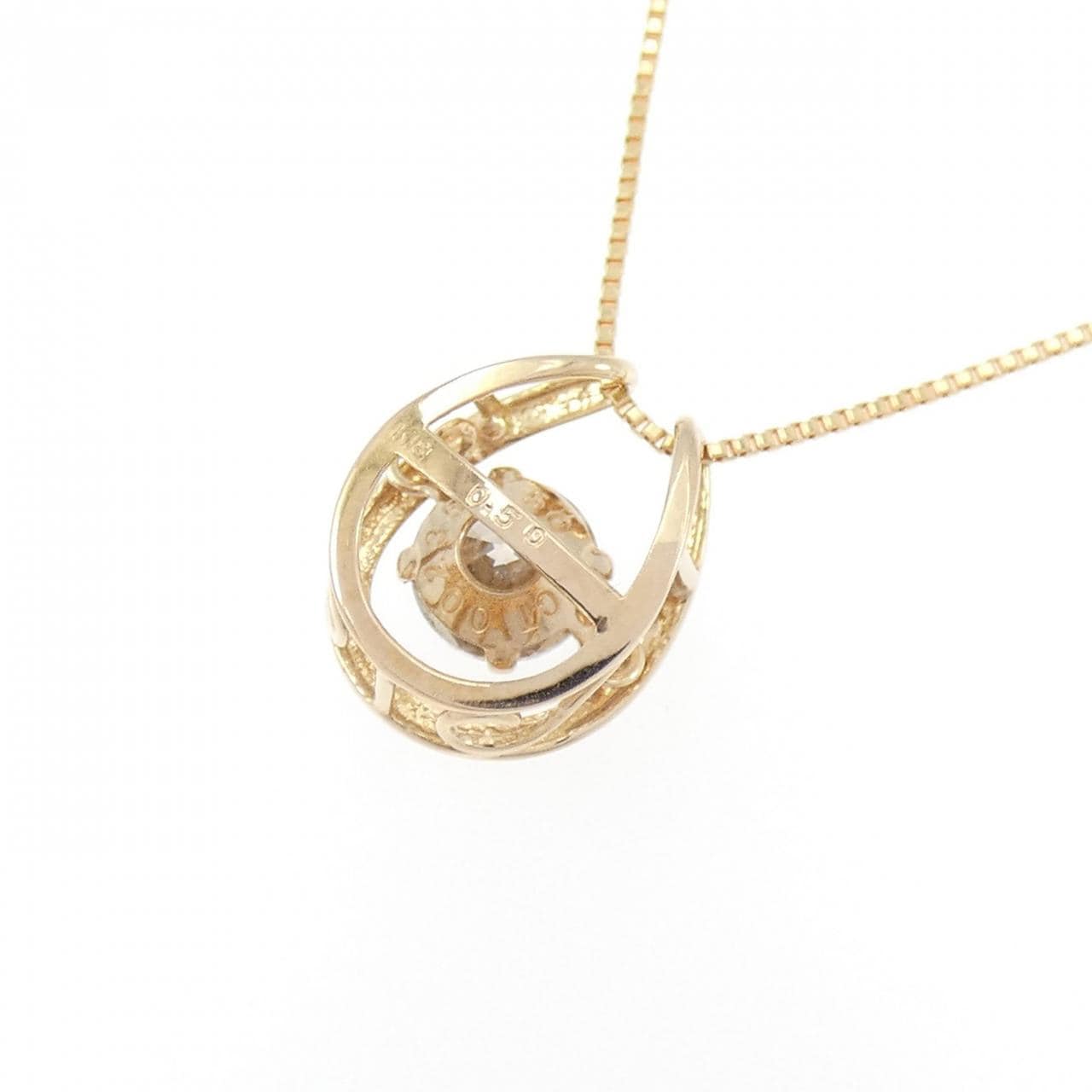 K18PG ダイヤモンド ネックレス 0.50CT