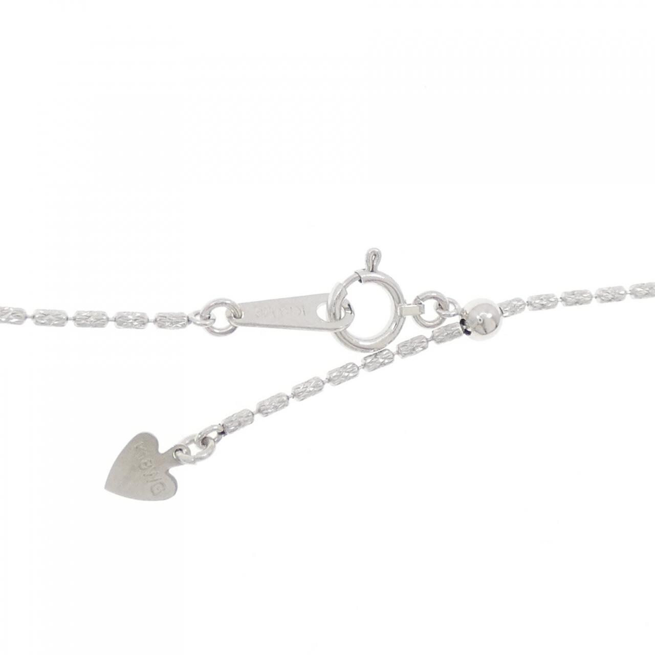 K18WG タンザナイト ネックレス 0.77CT