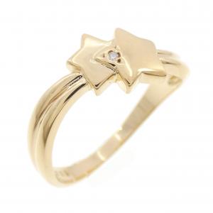 K18YG スター ダイヤモンド リング 0.005CT