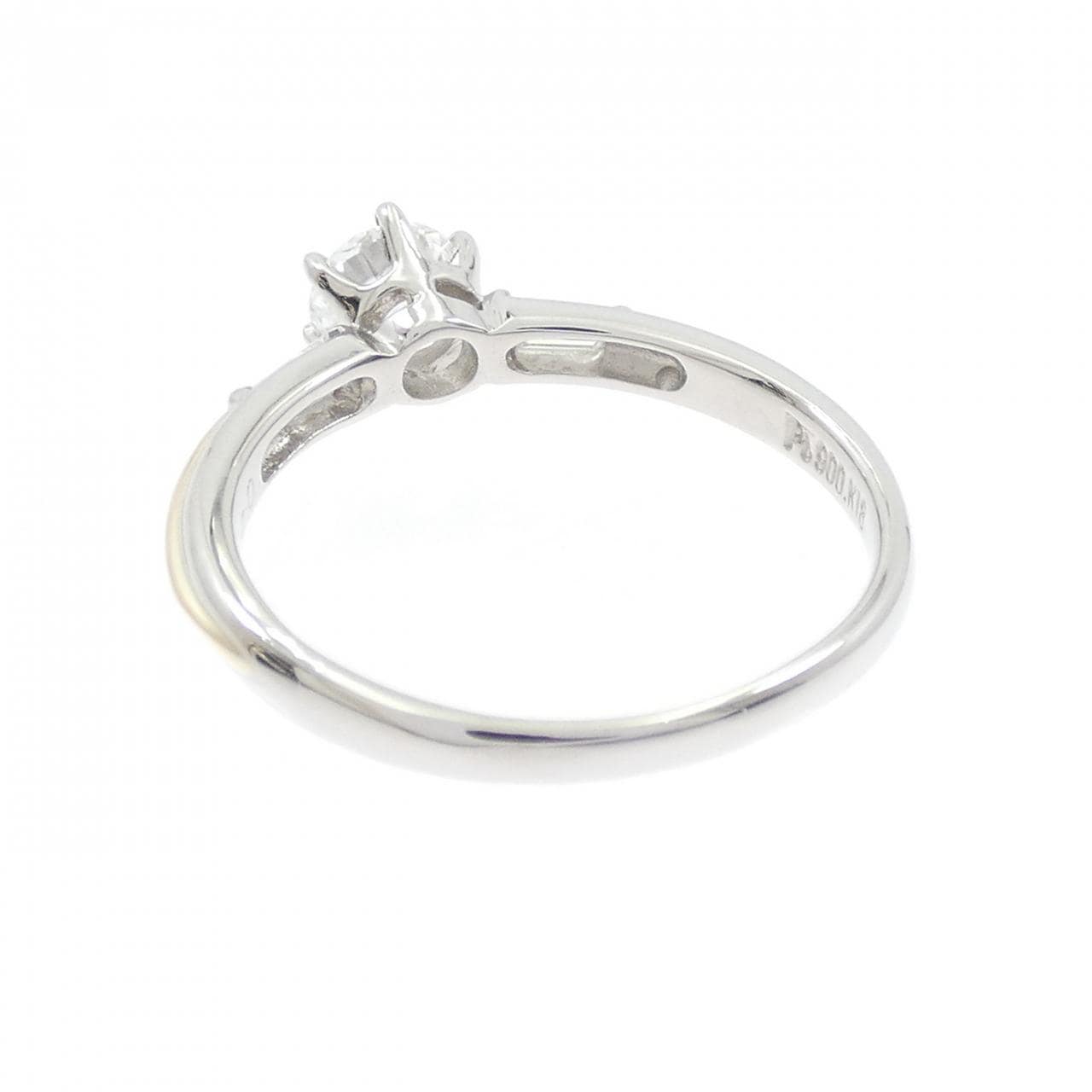 PT900/K18YG ダイヤモンド リング 0.411CT E VVS2 Good