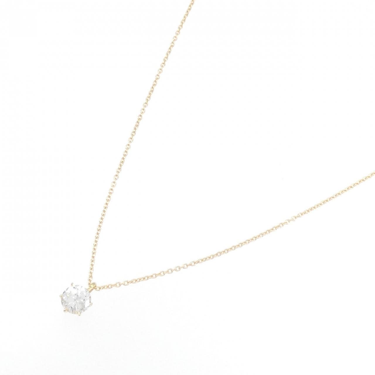 [Remake] K18YG Diamond Necklace 0.421CT H SI1 Good