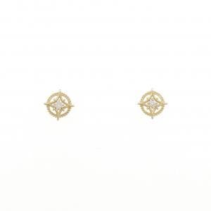 【新品】K10YG ダイヤモンド ピアス 0.04CT