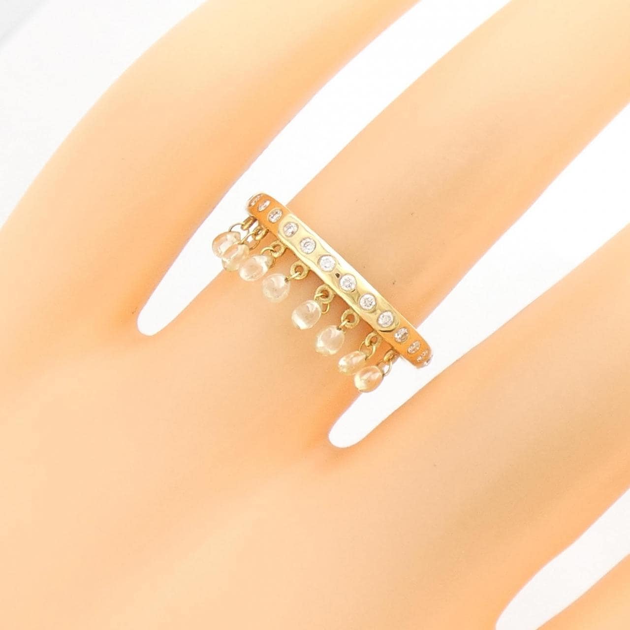 [BRAND NEW] K18YG Full Eternity Diamond Ring 0.67CT