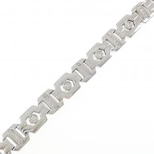 K18WG ダイヤモンド ブレスレット 1.10CT