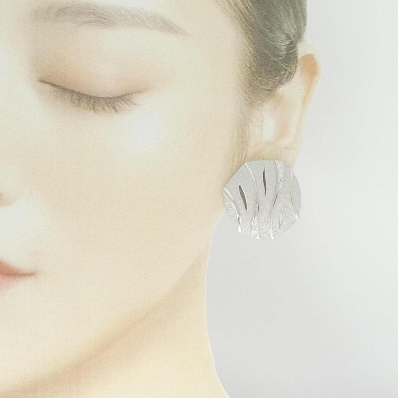 タムラシュンイチ ダイヤモンド イヤリング 0.16CT