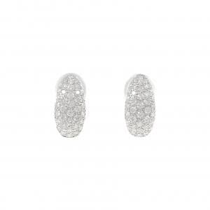 K18WG ダイヤモンド ピアス/イヤリング 2.00CT