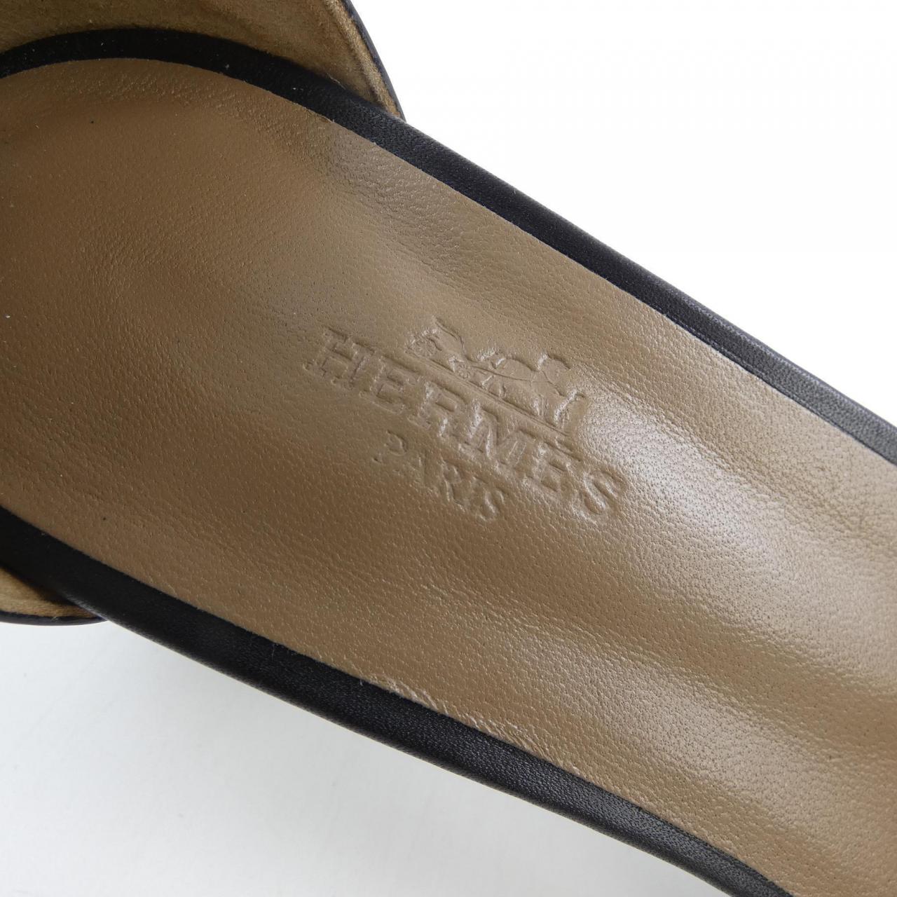 エルメス HERMES マネージュ MANEGE ケリーバックル 201080Z サンダル