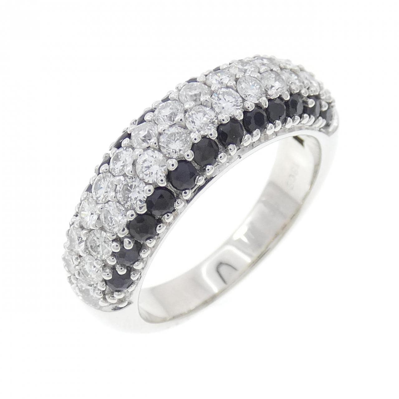 K18WG サファイヤ リング 0.81CT