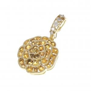 K18YG サファイヤ ペンダント 1.90CT