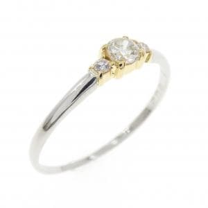 PT900/K18YG ダイヤモンド リング 0.08CT